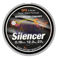 Плетенка SAVAGE GEAR HD8 Silencer Braid 1500 м 0,12 мм цв. зеленый превью 1