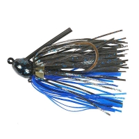 Бактейл STRIKE KING Bitsy Bug mini jig 5,25 г (3/16 oz) цв. black / blue превью 2