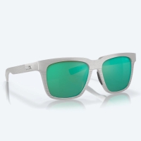 Очки поляризационные COSTA DEL MAR Pescador 580G р. L цв. Net Light Gray цв. ст. Green Mirror