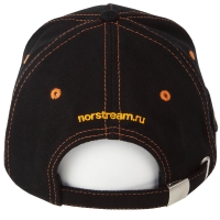 Бейсболка NORSTREAM с логотипом NEW цв. черно-оранжевая превью 4