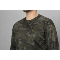 Толстовка HARKILA Noctyx Camo L/S T-Shirt цвет AXIS MSP Black превью 3