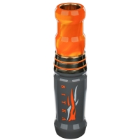 Манок на гуся D.E.D CUSTOM CALLS Зов Тундры Call of Tundra (пластик) с гравировкой цв. Оранжевый перламутр / Серый