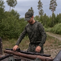 Толстовка HARKILA Noctyx Camo L/S T-Shirt цвет AXIS MSP Black превью 2