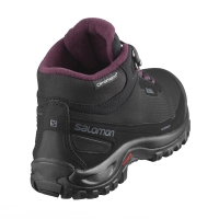Ботинки SALOMON Shelter CS WP W цвет Black / Ebony / Wine Tasting превью 5