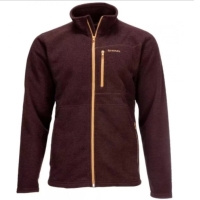 Пуловер SIMMS Rivershed Full Zip '20 цвет Mahogany