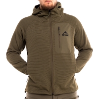 Толстовка SKRE Grid Lite Jacket цвет Olive Green превью 5