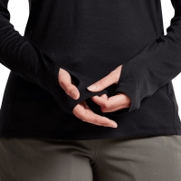 Термокофта SITKA WS Core Merino 120 LS Crew цвет Black превью 2