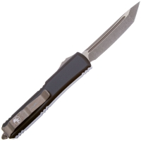Нож автоматический MICROTECH Ultratech T/E Death Card Bohler M390, рукоять алюминий цв. Черный превью 5
