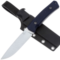 Нож с фиксированным клинком OWL KNIFE Barn сталь JM390 рукоять стеклотекстолит G10 цв. Синий превью 2