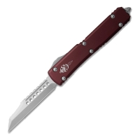 Нож автоматический MICROTECH Ultratech Warhound M390 рукоять Алюминий 6061-T6 цв. Бордовый