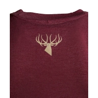 Футболка KING'S Rut Tee цвет Heather Burgundy превью 2