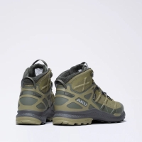 Кроссовки треккинговые AKU Rocket Mid GTX цвет Olive / Anthracite превью 4