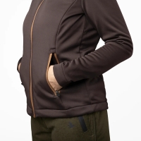 Толстовка SEELAND Emily Fleece Women цвет Dark Brown превью 3
