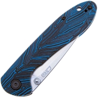 Нож складной полуавтоматический CJRB Feldspar сталь AR-RPM9 рукоять стеклотекстолит G10 цв. Черно-синий превью 3