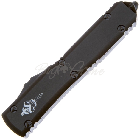 Нож автоматический MICROTECH Ultratech Hellhound клинок M390 рукоять алюминий 6061-T6 цв. Black фото 3