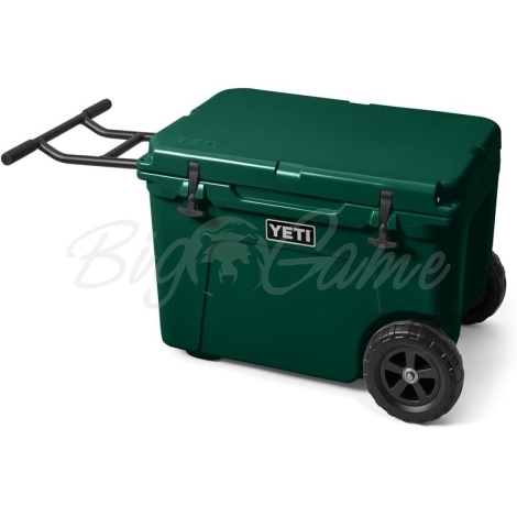 Контейнер изотермический YETI Tundra Haul Wheeled Cool Box цвет Black Forest Green фото 5