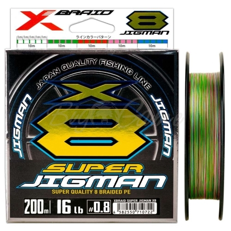 Плетенка YGK X-Braid Super Jigman X8 200 м #0.8 фото 1
