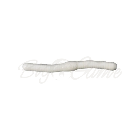 Червь BERKLEY Gulp Fat Floating Trout Worm (10 шт.) цв. Pearl Silver фото 1