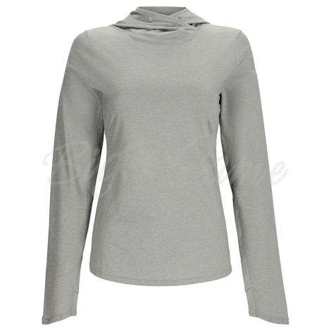 Термокофта SIMMS Women's Solarflex Hoody цвет Cinder Heather фото 1