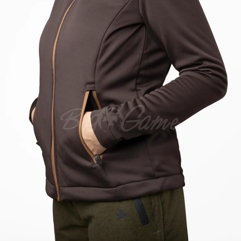 Толстовка SEELAND Emily Fleece Women цвет Dark Brown фото 3