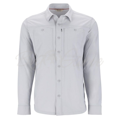 Рубашка SIMMS Flyover Shirt цвет Sterling фото 1
