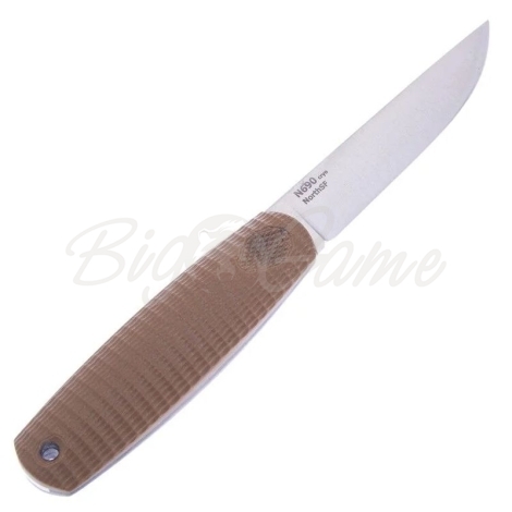 Нож с фиксированным клинком OWL KNIFE Barn сталь Elmax рукоять стеклотекстолит G10 цв. Песчаный фото 5