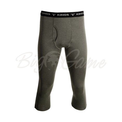 Кальсоны KING'S XKG Foundation 260 Zip Off Merino Bottom цвет Olive фото 3