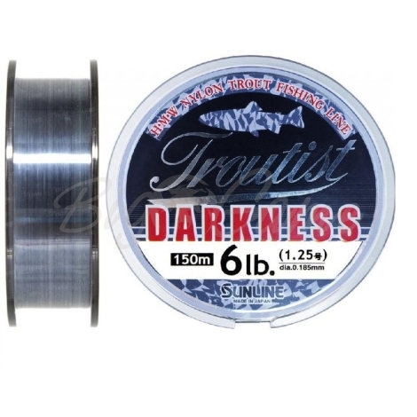 Леска SUNLINE Troutist Darkness 150 м цв. черный 0,285 мм фото 1